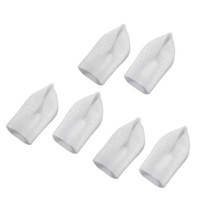 Mobestech Heel Protectors 3 Pairs Silicone Ankle Socks Heel Comfort Pads Cracking Ankle Cover for Foot Health