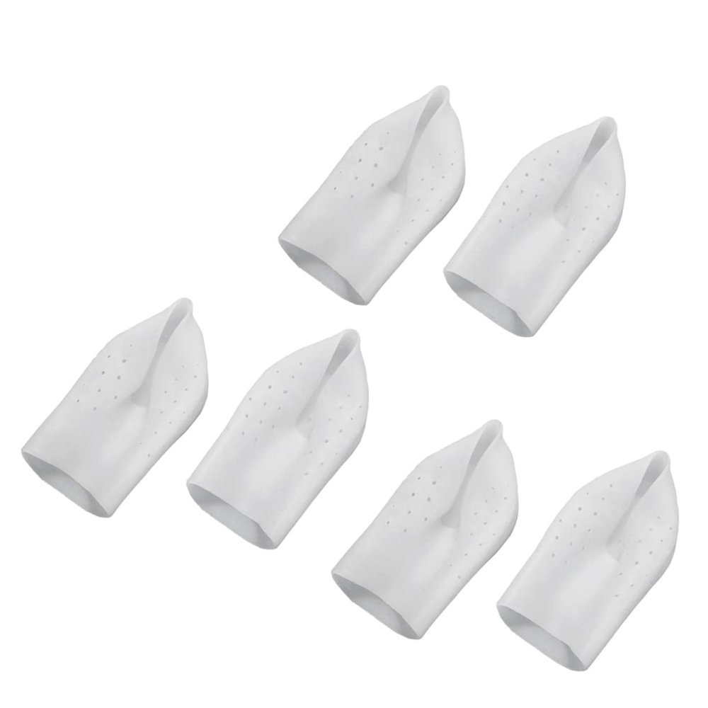 Mobestech Heel Protectors 3 Pairs Silicone Ankle Socks Heel Comfort Pads Cracking Ankle Cover for Foot Health