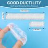 100 Pack Disposable Clear Ear Covers For Shower,dye the hair Waterproof Plastic Ear Protectors view 2