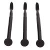 3pcs Makeup Mushroom Head Sponge Applicator Brush - Dual-Ended Foundation Sponge Powder Puff Brow Brush Set view 2