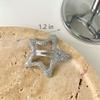 20 Pcs Silver Star Snap Clips Mini 1.2 in Cool Hair Clips Party Festivals Hair Accessories MGPFERD view 4