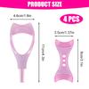 4pcs Mascara Shield Applicator Guard, Mascara Shield Guard Eyelashes Makeup Tool Eyelash Guide Tool for Eyelash Eyeliner Makeup view 2