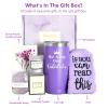 APLUSH Birthday Gifts for Women, Bath Relaxing Spa Gift Basket Set, Unique Coffee Cup Set Valentine's Day for Her, Friends, Mom, Sister, Coworker, Wife, Girlfriend,Black view 3