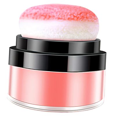 balacoo Cushion Blush Loose Powder for Cheeks Makeup Lightweight Blush for All Skin Types for Valentine Day and Mother Day
