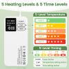 Aroma Season Vibrating Heated Eye Mask for Dry Eyes, 3000mAh Cordless Warm Eye Compress for Stye, Blepharitis, Rechargeable Electric Eye Heating Pad for MGD, Included Hygienic Eyelid Sheets view 4