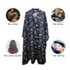 Barber Cape for Men With Adjustable Snap Closure - Hair Cutting and Salon Cape for Hairstylists (Gray Leopard) view 2