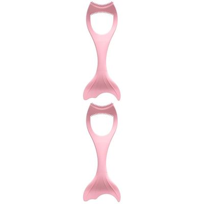 POPETPOP 2pcs Reusable Silicone Eyeliner Applicator Tool for Effortless Eye Makeup Compact Design for Easy Storage and Application for Precision Eyeliner and Eyeshadow Use