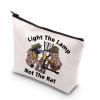 VAMSII Gonzo Rizzo Inspired Gift Light The Lamp Not The Rat Makeup Bag for Fans (Light The Lamp) view 1