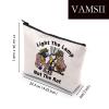 VAMSII Gonzo Rizzo Inspired Gift Light The Lamp Not The Rat Makeup Bag for Fans (Light The Lamp) view 2