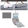 Auwinor Travel Hanging Toiletry Organizer Cosmetics Makeup Bag for Women Large Toiletries Kit Set Organizer for Accessories Gray view 4