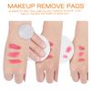 CALLARON 600Pcs Pearl Pattern Makeup Remover Cotton Makeup Removal Pads Face Cleansing Wipes Multi-Use Pads Cosmetic Eye Shadow Cleansing view 3