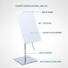 CBLdF 20Cm Desktop Single Sided Vanity Mirror Dormitories Square 360 Swivel Makeup Mirror Bathroom Beauty Mirror Chrome,5X view 4