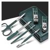 Nail Clippers Nail Scissors Set Household End Mens and Womens Special Nail Clippers Manicure Beauty Tools 6 Piece Portable Household Durable (Color : Green 4piece Set) view 4