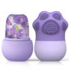 ice roller For face and eyes , ice face rollerice mold for face and Eyes,De-Puff Eye Bags,Reduce Migraine Pain,Reusable Massage Silicone Ice Mold Skin Care Tools(Purple) view 1