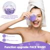 ice roller For face and eyes , ice face rollerice mold for face and Eyes,De-Puff Eye Bags,Reduce Migraine Pain,Reusable Massage Silicone Ice Mold Skin Care Tools(Purple) view 3