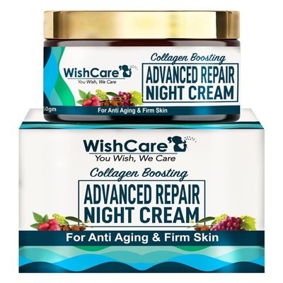 MENT Repair Night Cream - With Retinol, Niacinamide, GrapeSeed, Sea Algae, Jojoba & Rosehip - For Anti-Aging, Skin Firming & Plumping Skin - 50 gm