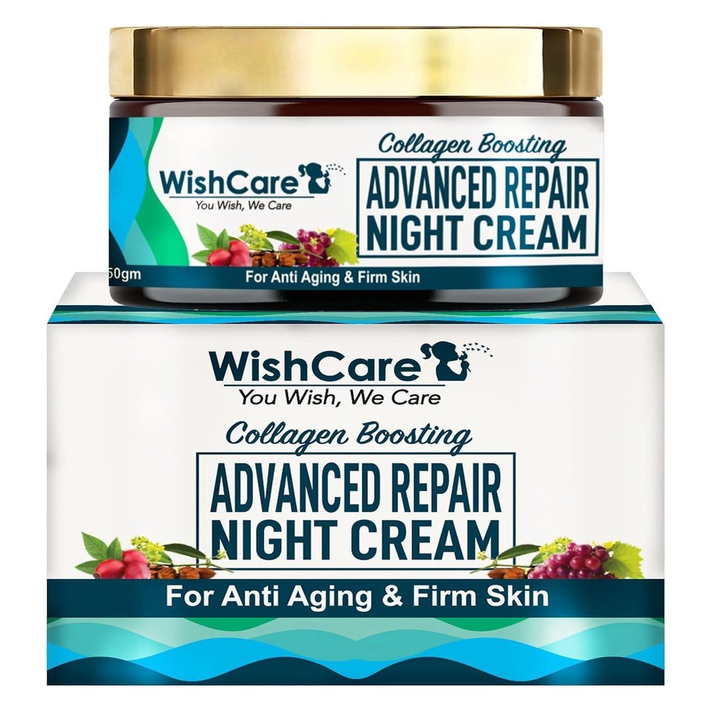 MENT Repair Night Cream - With Retinol, Niacinamide, GrapeSeed, Sea Algae, Jojoba & Rosehip - For Anti-Aging, Skin Firming & Plumping Skin - 50 gm