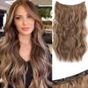 Halo Hair Extensions Invisible Wire Clip on 24 Inch (Dark Honey Blonde) view 1