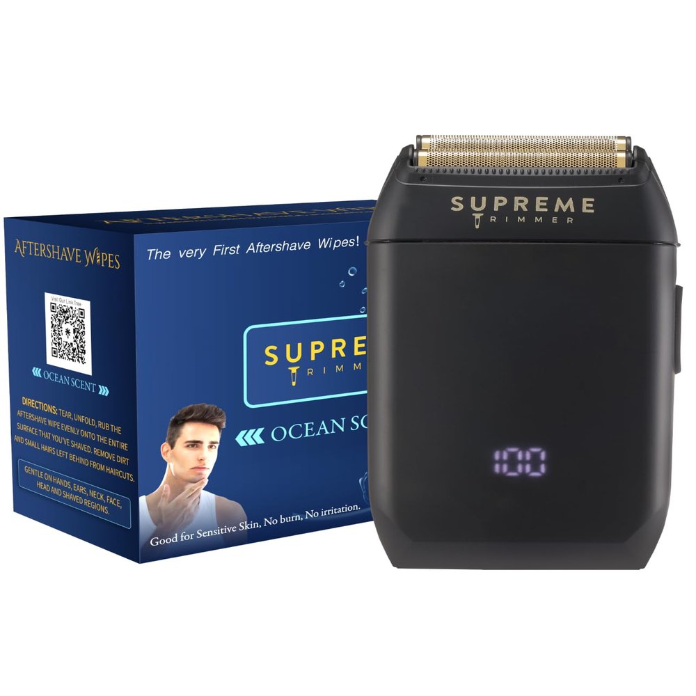 Foil Shaver & Free Aftershave Wipes