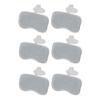Bestway SaluSpa Padded Headrest Pillows with Adjustable Strap to Adjust Height, Washable Mesh Cover, Compatible with SaluSpa Hot Tubs, Gray, (6 Pack) view 1