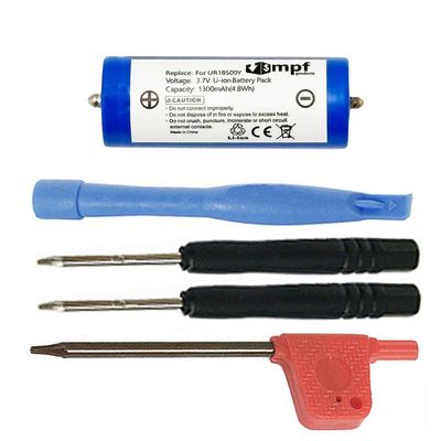 MPF Products 1300mAh UR18500Y, UR18500L, 81377206 Battery Replacement Compatible with Select Braun Series 5, Series 7, Series 8, Series 9, Pulsonic Shavers (Compatible Shaver Models in Description)