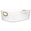 HOLIDYOYO Large Capacity Makeup Storage Organizer Home Sundries Tray Desktop Makeup Shelf view 1