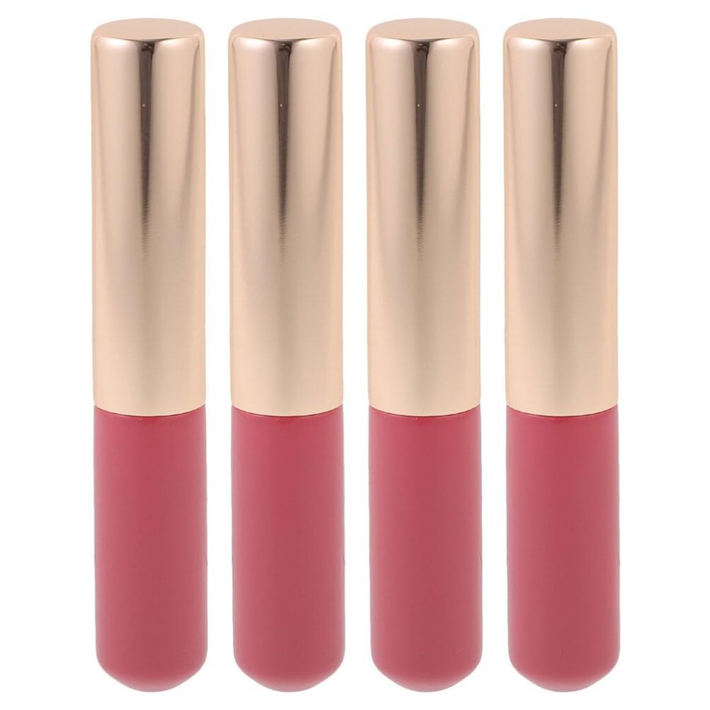 FOMIYES 4pcs Lip Brush Ergonomic Design for Easy Application Portable and Lip Gloss Applicator for Home and Cosmetics Use