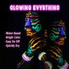 Depvision Glow in the Dark UV Face and Body Paint 6*10ml Neon Blacklight 0.34oz Reactive Fluorescent for Christmas Halloween Party Non-toxic view 2