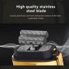 EKHOU Men's Shaver, Metal Housing Rechargeable Electric Shaver for Men Hair Beard Electric Razor Bald Head Shaving Machine Professional (Color : with Box) view 4