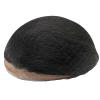 Men's Toupee Toupee for Men, European Human Hair Pieces Soft Swiss Lace Front with PU Around Base Black Hair Replacement System 8x10" Mens Hair Prosthesis Men's Wig (Color : 1B Off Black, Size : 6 i view 3