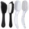 4 Packs Foot Pumice Stone Brush Callus Remover, Beomeen 2 in 1 Foot Shower Pedicure Scrubber with Handle, Foot File with Dense Bristles for Deep Cleansing and Exfoliation, Dry Skin Removal view 1