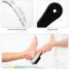 4 Packs Foot Pumice Stone Brush Callus Remover, Beomeen 2 in 1 Foot Shower Pedicure Scrubber with Handle, Foot File with Dense Bristles for Deep Cleansing and Exfoliation, Dry Skin Removal view 3