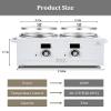 Garvee Double Wax Pot Warmer Professional - At Home Waxing Kit Digital For All Hair Types - Eyebrow, Facial, Bikini etc. (White Double Pot) view 4