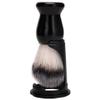 FOMIYES 1set Beard Shaving Brush Set Display Stand for Gentle Grooming Hair Salon Shave Brush for Men Black Large Bowl Shaving Accessory view 1