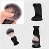 FOMIYES 1set Beard Shaving Brush Set Display Stand for Gentle Grooming Hair Salon Shave Brush for Men Black Large Bowl Shaving Accessory view 3