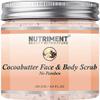 Cocoabutter Scrub for Dead skin Cells Removal - Removing Blackheads and Revitalizes Healthy Skin - Paraben Free 250gram view 1