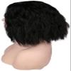 OrBheS Wigs European and Fashion Carved Black Wig Corn hot Corn hot Wig high Temperature Wire Beautiful Long Wavy Harajuku Style Cosplay Wig view 2