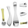 DOITOOL 3pcs Metal Makeup Spatula Eye Cream Massage Stick Facial Cream Spoon for Skincare Application for Masks and Serums Easy to Clean and Use view 2