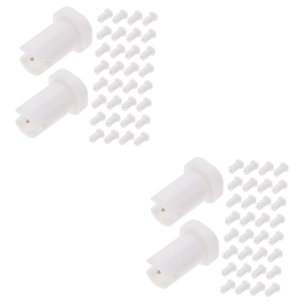 DOITOOL 200pcs Eyelash Extension Supplies Lash Extension Bottle Pin Glue Bottle Nozzle Tools Needle