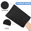 Tatuo 12 Pieces Korean Exfoliating Mitt Glove Italy Towel Body Skin Scrubber Exfoliating Scrubber for Remove Dead Skin Washcloth Korean(Large,Black) view 3