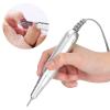 Electric Nail Drill Machine, Professional Electric Nail Drill Machine Portable Rechargeable 35000RPM Nail Drill for Acrylic Gel Nails with Ergonomic Handle Design view 4