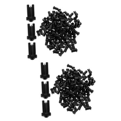 DOITOOL 200pcs Eyelash Glue Bottle Tips Nozzles Lash Extension Supplies Bottle Needle for Long Use