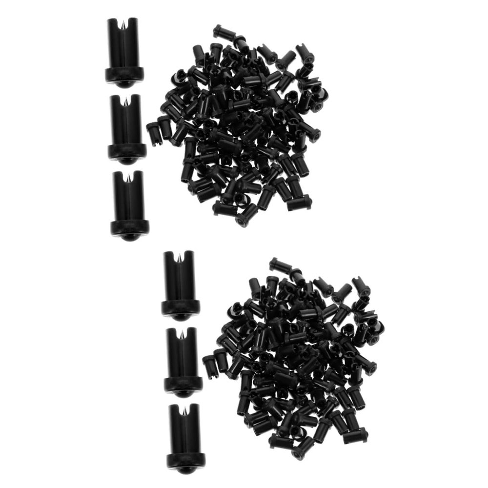 DOITOOL 200pcs Eyelash Glue Bottle Tips Nozzles Lash Extension Supplies Bottle Needle for Long Use