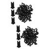 DOITOOL 200pcs Eyelash Glue Bottle Tips Nozzles Lash Extension Supplies Bottle Needle for Long Use view 1