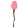 Angoily Rose Design Lidded Makeup Brush for Liquid Foundation Soft Bristles for Even Application Unique Beauty Tool for Makeup for Contouring and Decoration view 1