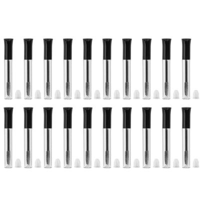 20Pack 5ml Empty Mascara Tube with Eyelash Wand, Eyelash Cream Container Bottle with Rubber Inserts and Funnels for Castor Oil, DIY Cosmetics