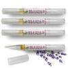 MONA BRANDS Revitalizing Natural Nail Oil Cuticle PEN with 14 Plant oils | Restores & Protects Damaged Cuticles & Nails | Moisturizes, Strengthens, Soothes, Shines (4-PK LAVENDER (2.5 mL each)) view 1