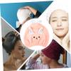DOITOOL Cartoon Hair Wrap Towel for Boy Girl Soft Coral Fleece Drying Bonnet Lightweight and Absorbent Hair Wrap for Toddlers Pink view 3