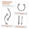 Beaupretty 3sets Jewelry Kit Lip Septum Accessories Easy Use Allergy for Travel Parties Decoration view 2