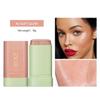 FYEBOO Multi-Use Makeup Blush Stick, Cream Blush Stick, Tinted Solid Moisturizer Stick for Cheek & Eyes & Lips, Waterproof Natural Nude Makeup, Suitable for All Skin (2#Soft Glow) view 2